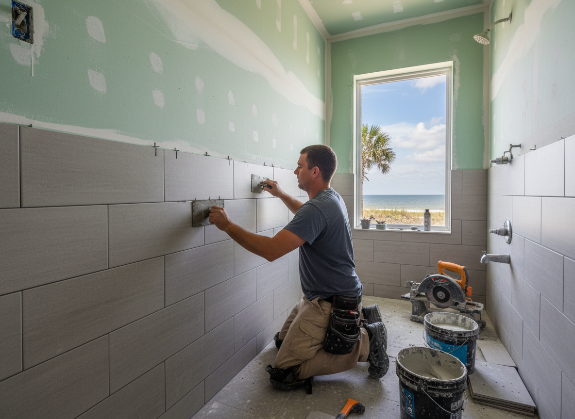 Bathroom Tile Installation in Virginia Beach